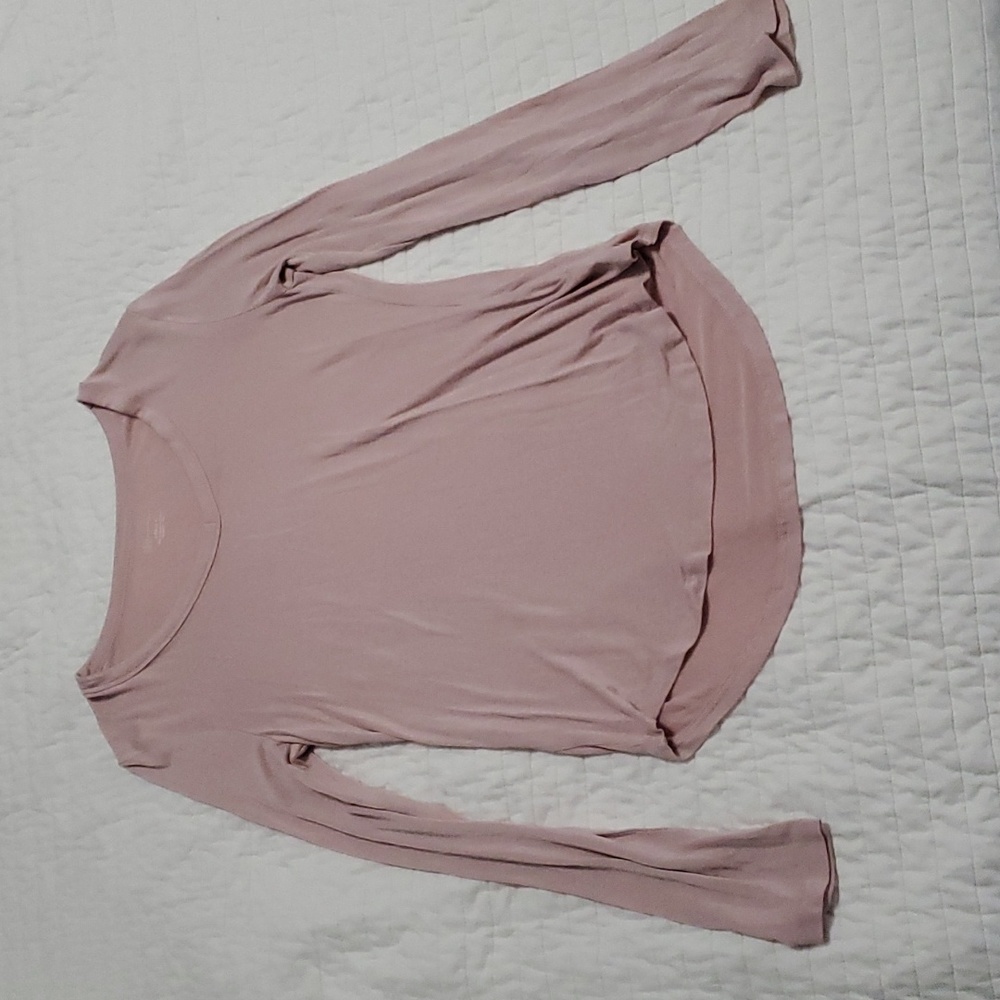 Small pink long sleeve shirt
